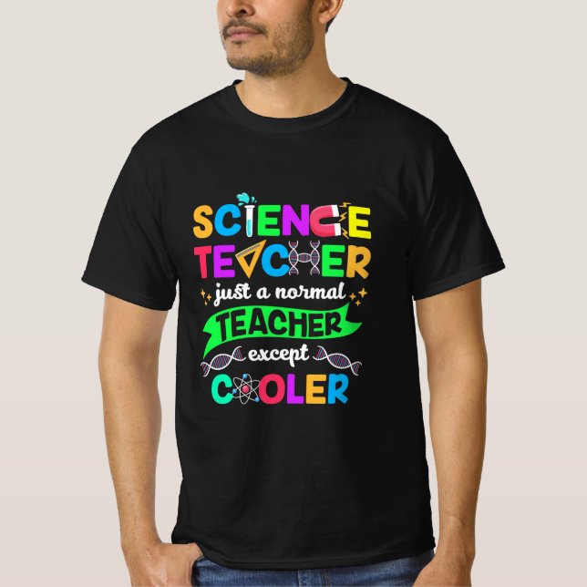 VetenskapslärarCoola T Shirt (Framsida)