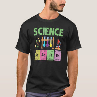 Vetenskapslärare Biologi Kemi Team Vetenskap T Shirt