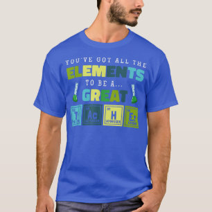 Vetenskapslärare Chemists Inslag School Educator T Shirt