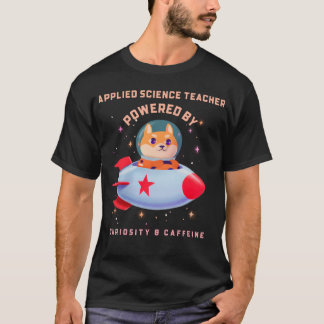 Vetenskapslärare Driven av Nyfikenhet & Koffein T Shirt