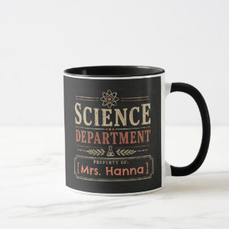 Vetenskapslärare Kaffe Mugg med Anpassat Namn