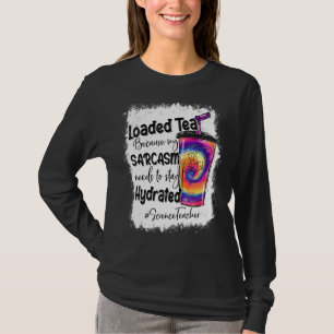 Vetenskapslärare lastade Tea Leopard Tie Dye Summe T Shirt