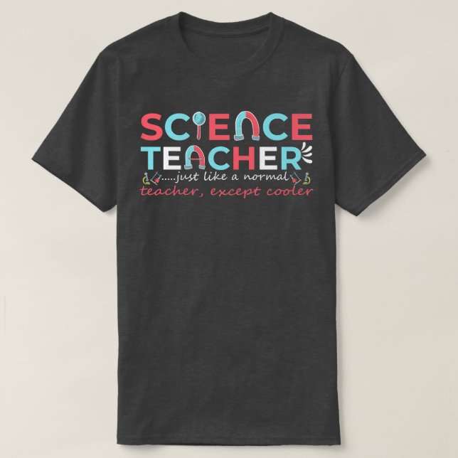 Vetenskapslärare mer Cooler Funny Steam Teacher Gr T Shirt (Design framsida)