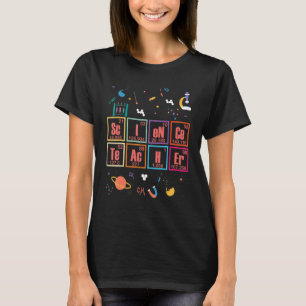 Vetenskapslärare Periodic Bord vid Inslag School T Shirt