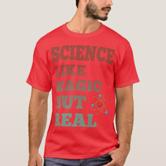 Vetenskapslärare som Magic men Real Shirt Science  T