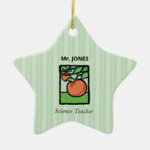 Vetenskapslärare Tack, äpple