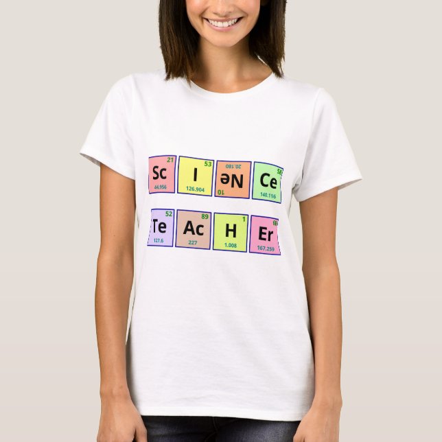Vetenskapslärare Tee Shirt (Framsida)