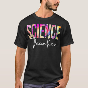 Vetenskapslärare Tie Dye Back to school Women Appr T Shirt