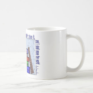 Vetenskapsläraregåvor, unik bokbuntdesign kaffemugg
