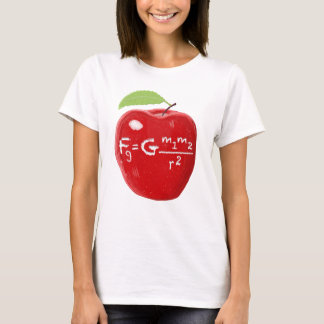 VetenskapslärareIsaac Newton lag av gravitation T Shirt