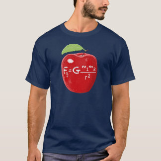VetenskapslärareIsaac Newton lag av gravitation T Shirt