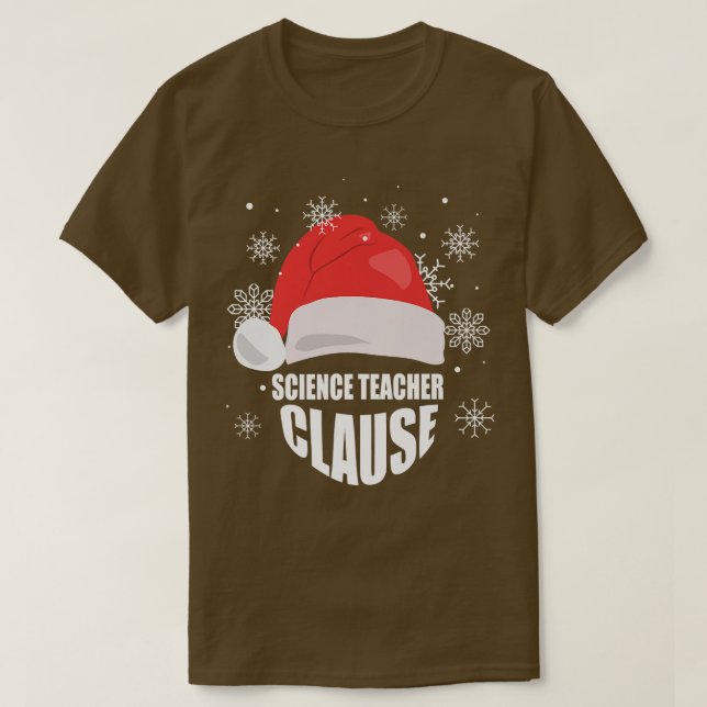 Vetenskapsläraren Clause Chemistry Teacher Chris T Shirt (Design framsida)