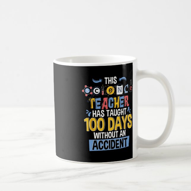 Vetenskapsläraren har 100 dagars skoltid kaffemugg (Höger)