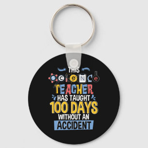 Vetenskapsläraren har 100 dagars skoltid nyckelring