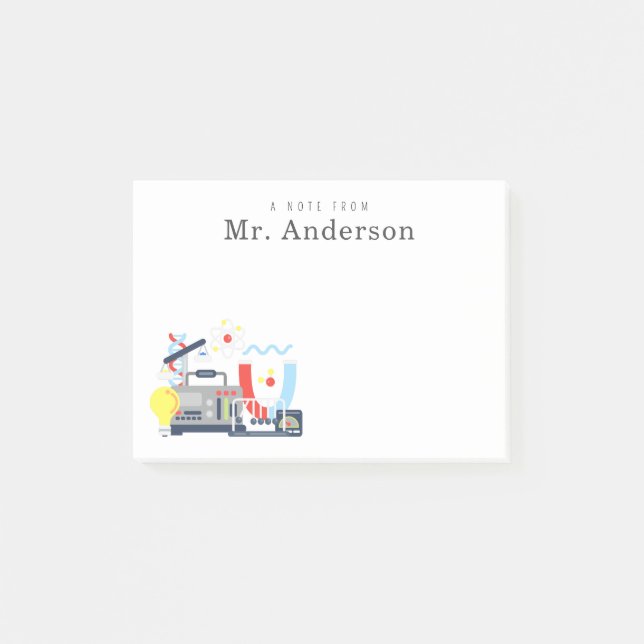 Vetenskapslärarfysik Post-it Block (Framsida)