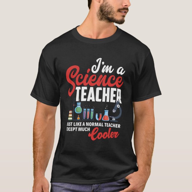 Vetenskapslärarkemi fysiologi t shirt (Framsida)