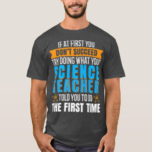 Vetenskapslärarundervisning i skjorta 10222504A SC T Shirt
