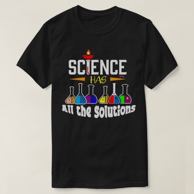 Vetenskapslärarvetenskapen har all lösning t shirt (Design framsida)