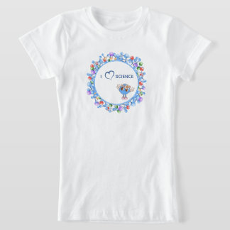 Vetenskapsmässa Atomer Molekyler Partiklar Fred At T Shirt