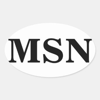 Vetenskapsmästare i sjuksköterskor ovalt klistermärke