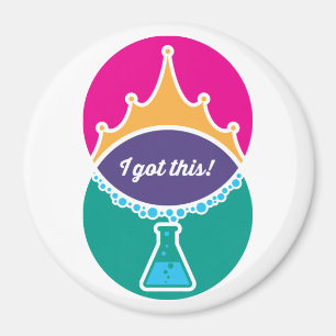 VetenskapsPrincess (djärv) magnet