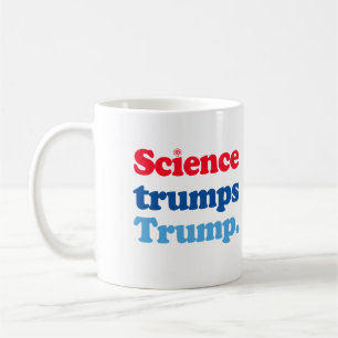 Vetenskapstrummor Trump Kaffemugg