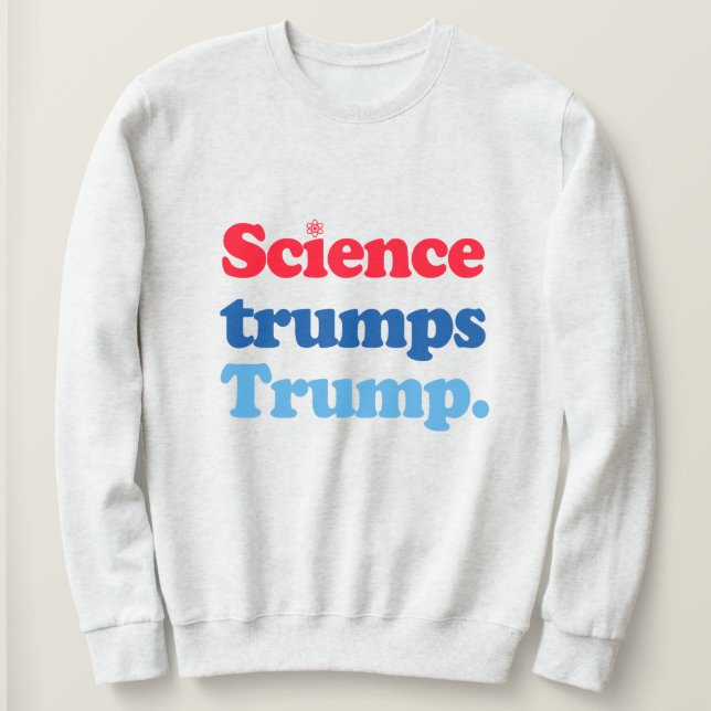 Vetenskapstrummor Trump T Shirt (Design framsida)