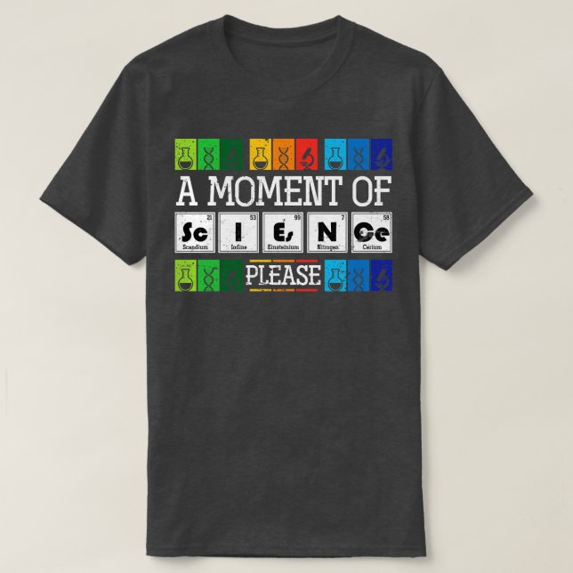 Vetenskapsverkande fysiker t shirt (Design framsida)