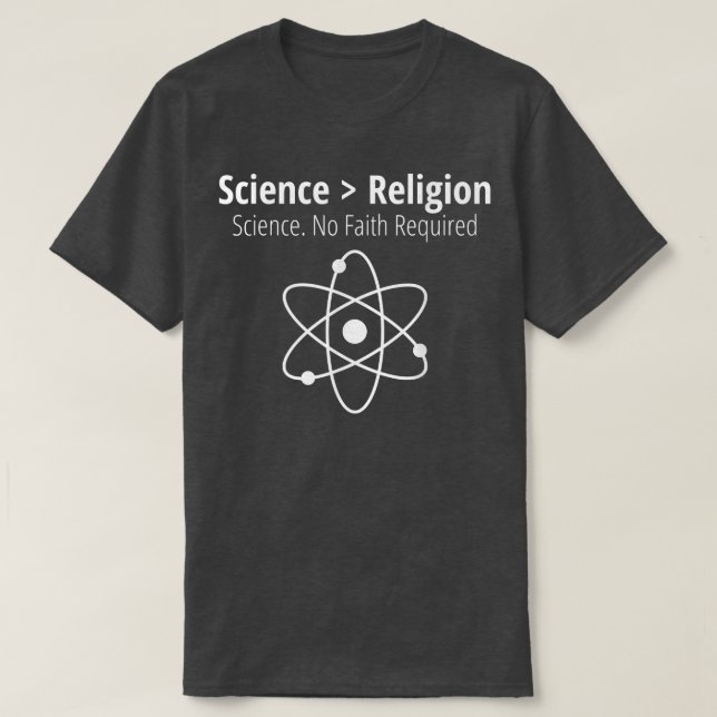 Vetenskapsvetenskapen Sarcastic Atheist Science är T Shirt (Design framsida)