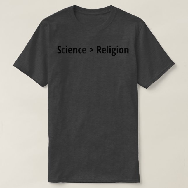 Vetenskapsvetenskapen Sarcastic Atheist Science är T Shirt (Design framsida)