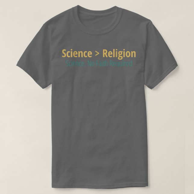 Vetenskapsvetenskapen Sarcastic Atheist Science är T Shirt (Design framsida)