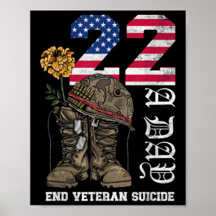 Veteran 22 om dagen tar sina liv och tar sitt vete poster