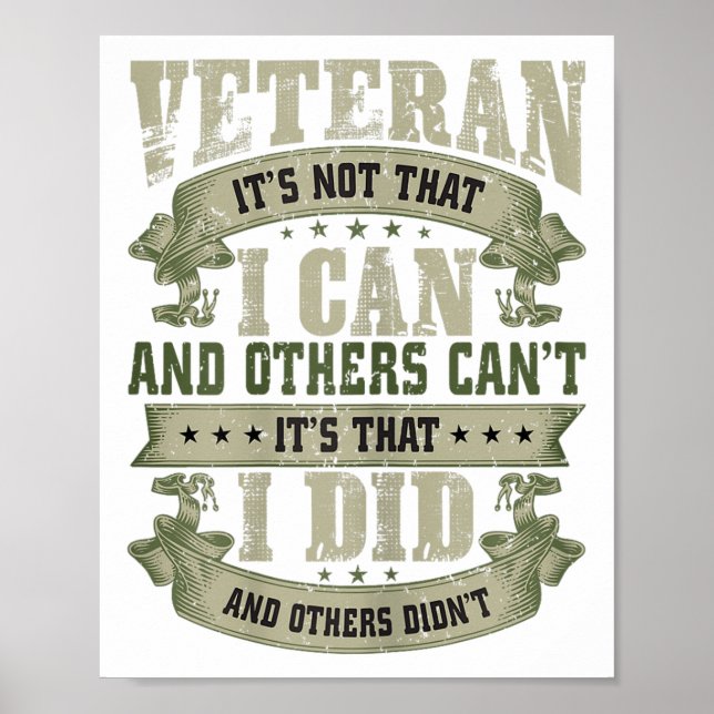 Veteran är inte att jag och andra kan ge veteran poster (Framsidan)