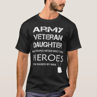 veteran - ARMY-VETERAN-DAUGHTER Tee Shirt