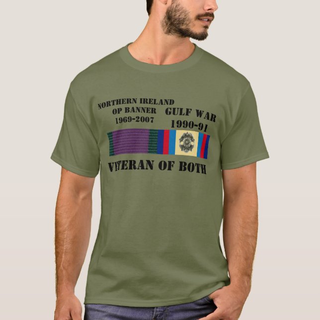 Veteran av båda T-tröja Tröja (Framsida)