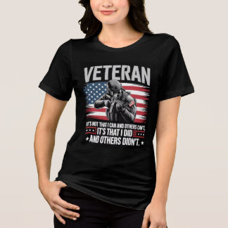 Veteran av USA:s militär 2026 T Shirt