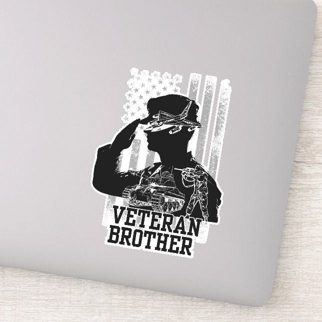 Veteran Brother Klistermärken (Detalj)