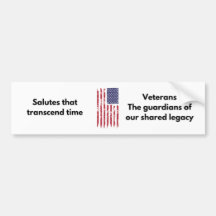 Veteran Bumper Sticker - Delat äldre