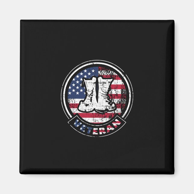 Veteran Combat Shoes Magnet (Framsidan)