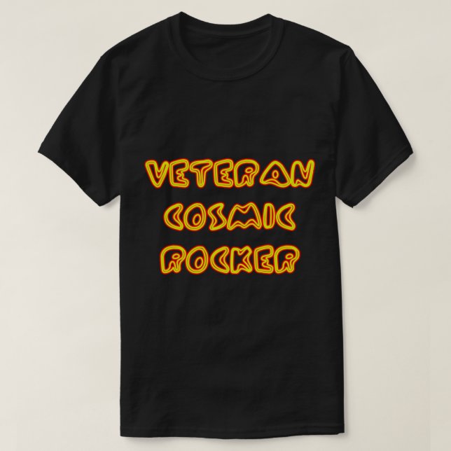 Veteran Cosmic Rocker T Shirt (Design framsida)