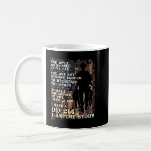 Veteran DD-214 Alumni, försvarsmakten jag är storm Kaffemugg