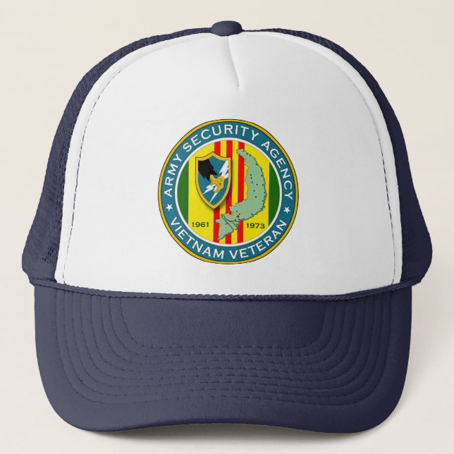 Veteran för ASA Vietnam Truckerkeps (Framsida)