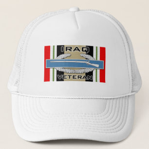 Veteran för CIB Irak Truckerkeps
