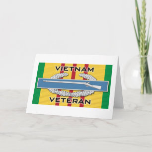 Veteran för CIB Vietnam Kort