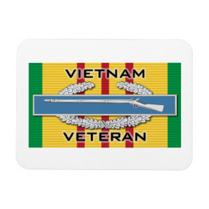 Veteran för CIB Vietnam Magnet