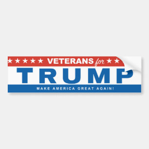 Veteran för den trumfbildekalet 2016 bildekal