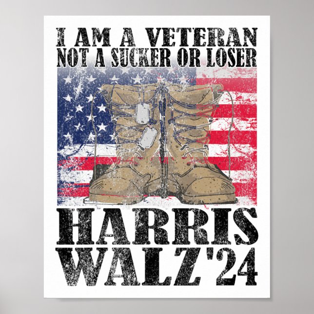 Veteran för Harris Wheimer för president 24 rösta  Poster (Framsidan)