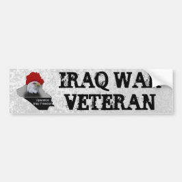 Veteran för militär för Irak krigveteran Bildekal