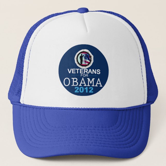 VETERAN för OBAMA Keps (Framsida)