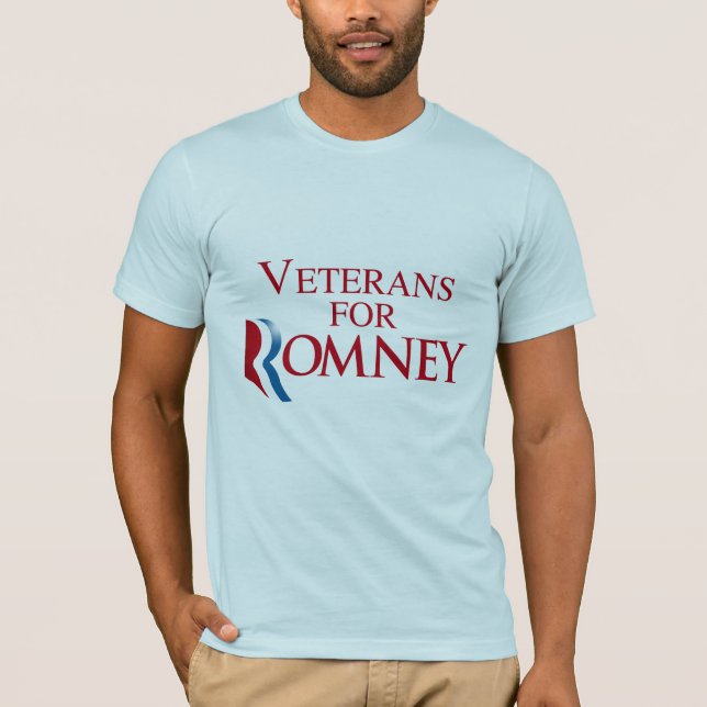 VETERAN FÖR ROMNEY.png Tee (Framsida)